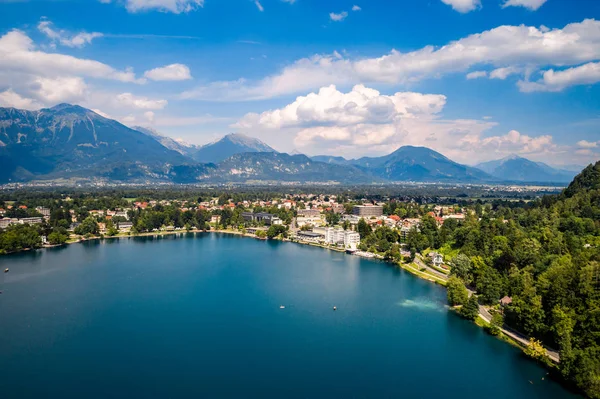 Szlovénia - resort Lake Bled. — Stock Fotó