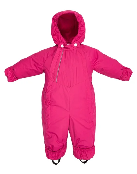 Childrens snowsuit fall — Stock Photo, Image