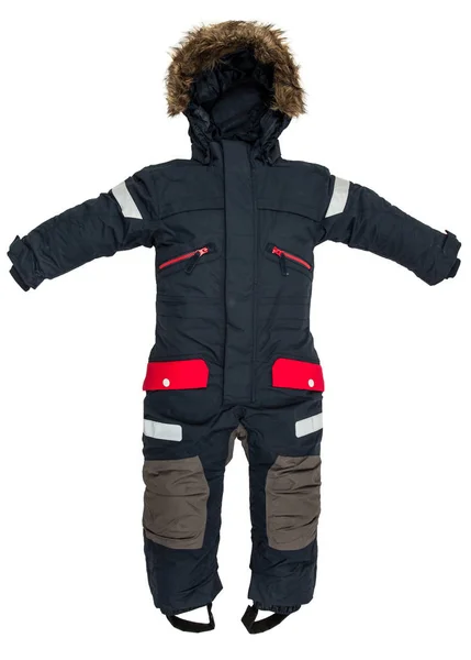 Childrens snowsuit fall — Stock Photo, Image