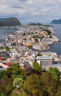 Aksla, Norveç 'in Alesund şehrinde