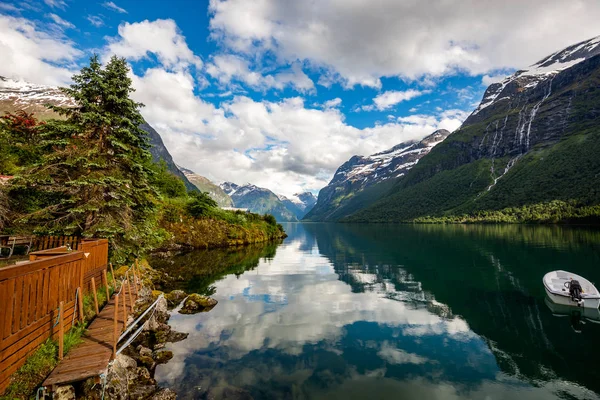 Hermosa naturaleza Noruega . — Foto de Stock