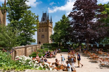 Hohenzollern Castle, Germany - June 24, 2017: Hohenzollern Castl clipart