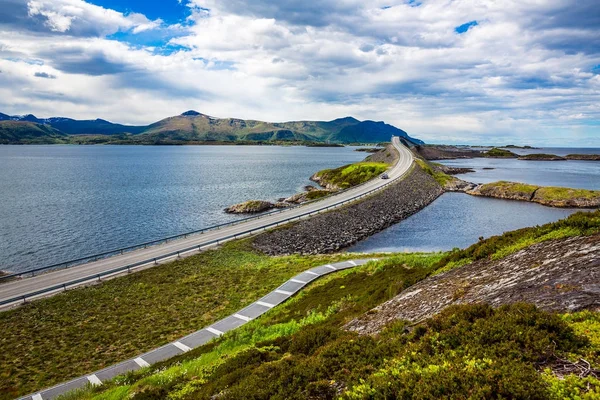 Атлантичний океан дороги Норвегії — стокове фото