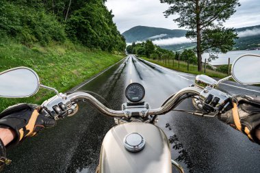 Motorcu birinci şahıs bakış