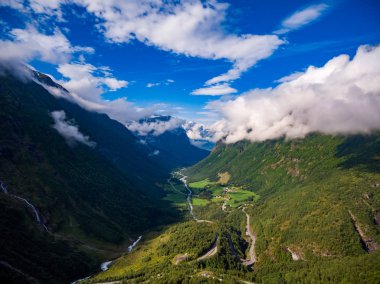 Güzel doğa Norveç.