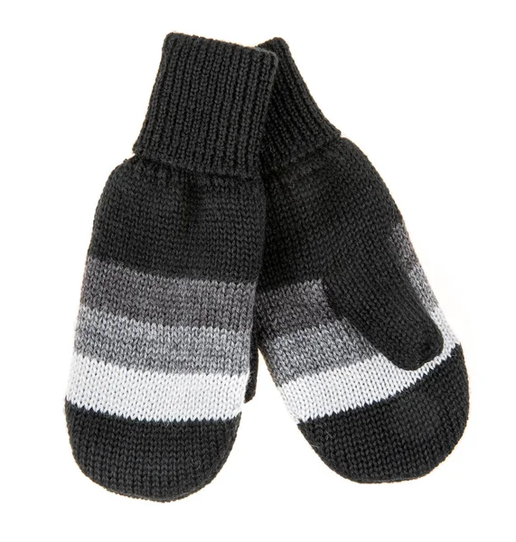 Children's autumn-winter mittens — Stock Photo, Image