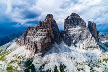 Milli doğa parkı Tre Cime Dolomites Alpleri'nde. Güzel n