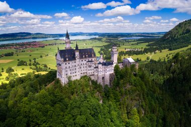 Neuschwanstein Kalesi Bavyera Alpleri Almanya