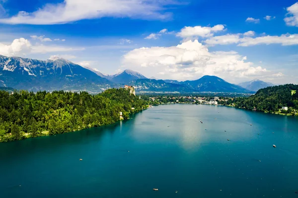 Slovenya - resort Lake Bled. — Stok fotoğraf