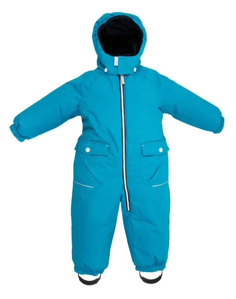 Gyermek snowsuit bukása — Stock Fotó