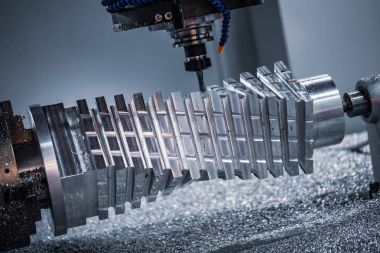 Metal işleme Cnc freze makinesi.