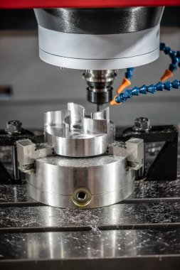 Metal işleme Cnc freze makinesi.