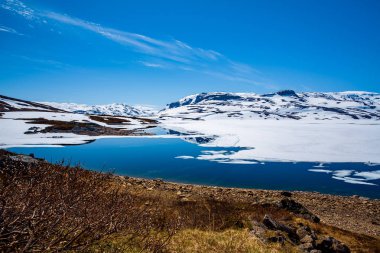 Güzel doğa Norveç.
