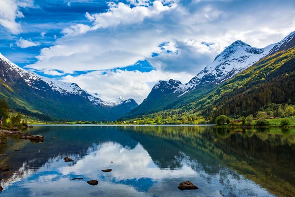 Hermosa naturaleza Noruega . — Foto de Stock