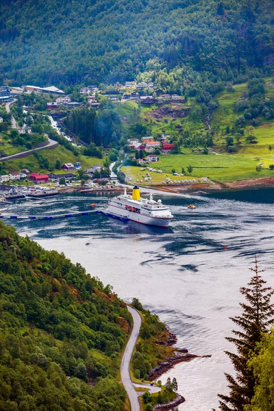 Geiranger fjord，挪威. — 图库照片