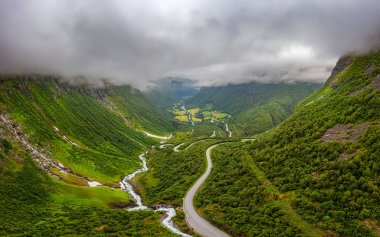 Güzel doğa Norveç.