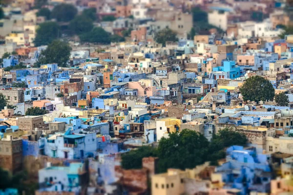 Objectif Basculement Jodhpur Également Ville Bleue Est Deuxième Grande Ville — Photo