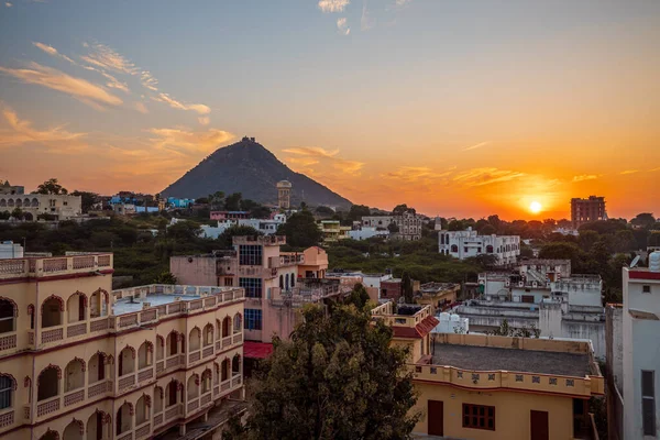 Pushkar Est Une Ville État Indien Rajasthan Dans District Ajmer — Photo