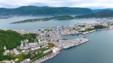 Aksla, Norveç 'in Alesund şehrinde.