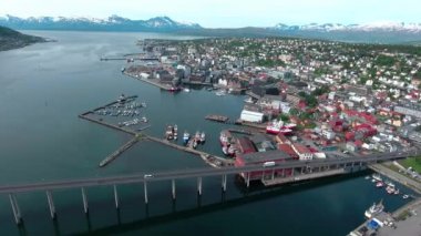 Tromso Köprüsü, Norveç Hava Görüntüleri