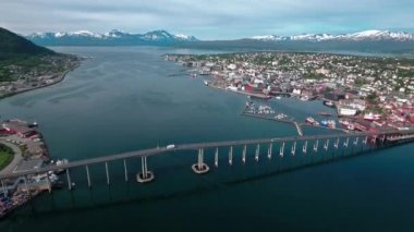 Tromso Köprüsü, Norveç Hava Görüntüleri