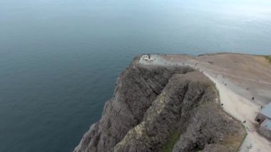 Kuzey Norveç 'te Kuzey Burnu (Nordkapp).