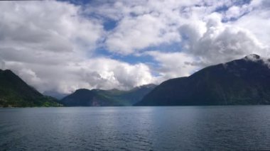 Güzel Doğa Norveç Doğal Arazisi.