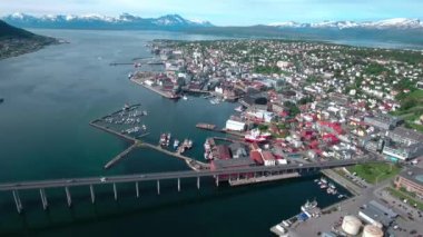 Tromso Köprüsü, Norveç Hava Görüntüleri