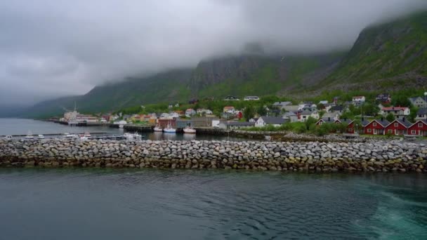 Bella Natura Norvegia paesaggio naturale. — Video Stock