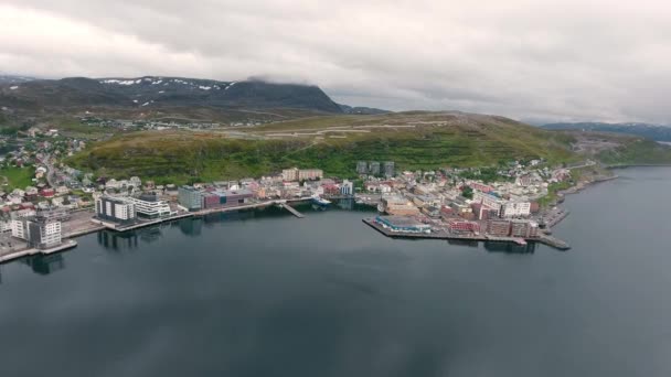 Hammerfest City, Finnmark, Norvège — Video