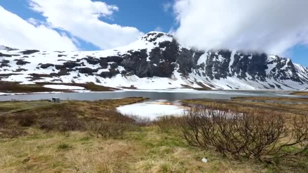 Bela natureza Noruega paisagem natural. — Vídeo de Stock