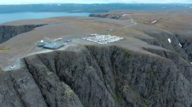 Kuzey Norveç 'te Kuzey Burnu (Nordkapp).