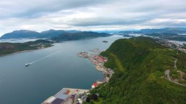 Aksla, Norveç 'in Alesund şehrinde.