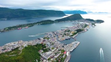 Aksla, Norveç 'in Alesund şehrinde.