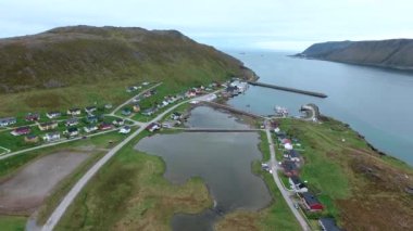 Kuzey Norveç 'te Kuzey Burnu (Nordkapp).