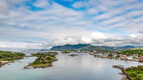 Bronnoysund，美丽的自然挪威 — 图库视频影像