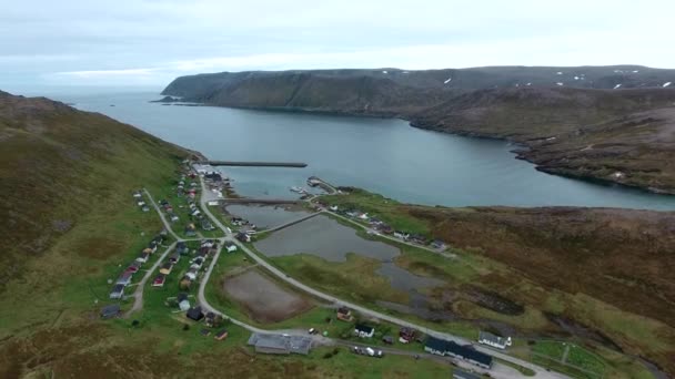 Északi-fok (Nordkapp) Észak-Norvégiában. — Stock videók