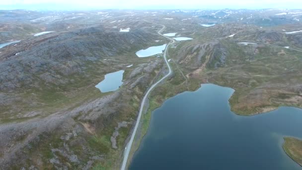 Tanjung Utara (Nordkapp) di Norwegia utara. — Stok Video