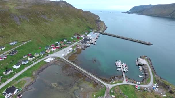 Cap Nord (Nordkapp) dans le nord de la Norvège . — Video