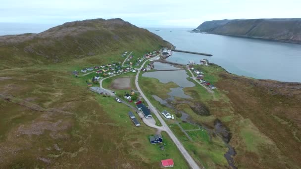 Noordkaap (Nordkapp) in Noord-Noorwegen. — Stockvideo