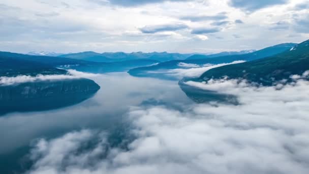 Imagens aéreas bela natureza norway. — Vídeo de Stock