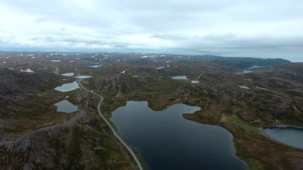 North Cape (Nordkapp) no norte da Noruega . — Vídeo de Stock
