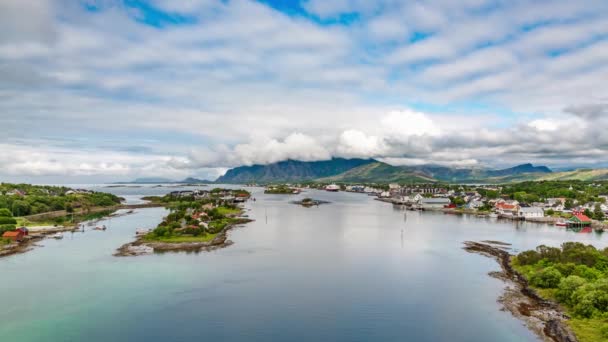 Bronnoysund, Beautiful Nature Norvégia — Stock videók