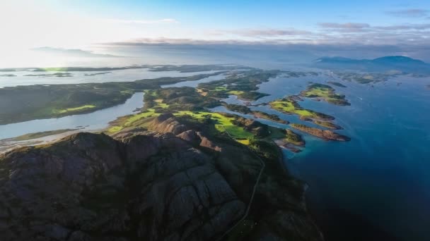 Bronnoysund, Bella Natura Norvegia — Video Stock