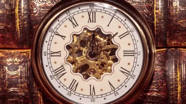 Horloge antique cadran close-up. Vintage montre de poche.