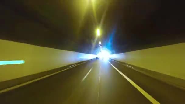 Timelapse carro dirigindo na autobahn na Alemanha — Vídeo de Stock