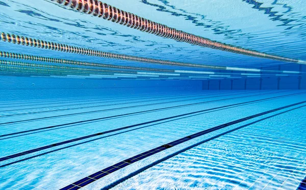 Olympijský Bazén Pod Vodou Pozadí — Stock fotografie