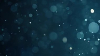 Karanlık arkaplanda soyut parçacık bokeh 'i yüzdürür