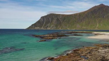Plaj Lofoten adalar Adaları beach