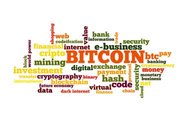 bitcoin kelime bulutu